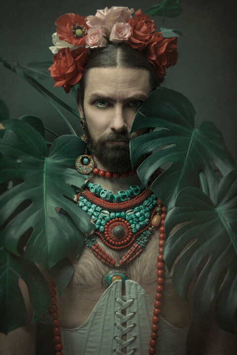 "Kahlo II" başlıklı Fotoğraf Mathilde Oscar tarafından, Orijinal sanat, Dijital Fotoğrafçılık