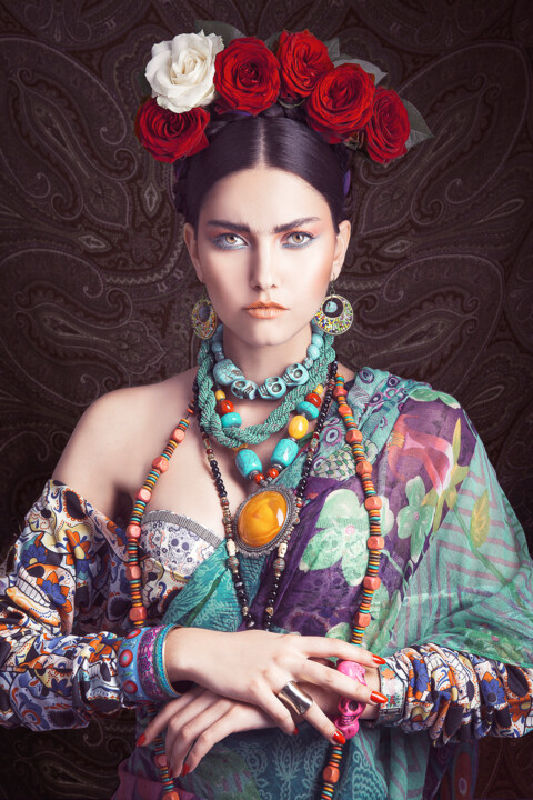 Фотография под названием "Frida IV" - Mathilde Oscar, Подлинное произведение искусства, Цифровая фотография