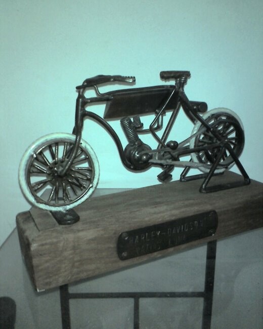 Scultura intitolato ""harley"" da Matias Luna, Opera d'arte originale