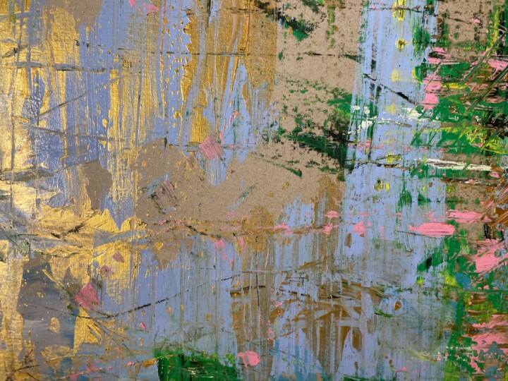 Картина под названием "ВЕСНА" - Матильда Соболевская, Подлинное произведение искусства, Масло