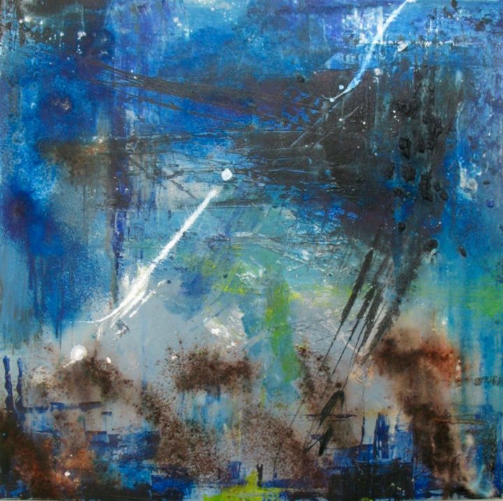 Painting titled "Swift" by Artprimitive, Original Art, Acrylic