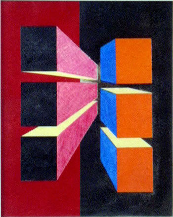 Malerei mit dem Titel "struktur_54" von Matthaus, Original-Kunstwerk,