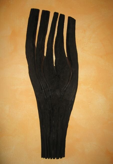 Sculpture titled "Hand1" by Matthias Trott, Original Artwork, Wood