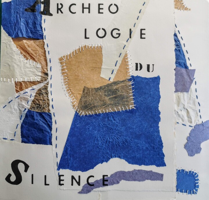 Collages titled "Archéologie du sile…" by Maty, Original Artwork, Collages