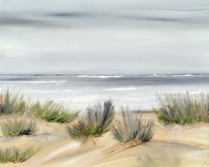 Pintura titulada "Sand Dunes" por Maureen Gillespie, Obra de arte original, Oleo