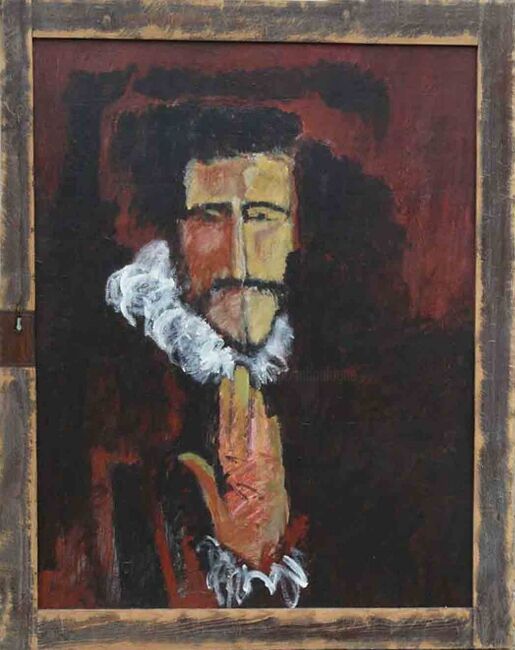 Painting titled "Je montre la paume…" by Maurice Boulogne, Original Artwork