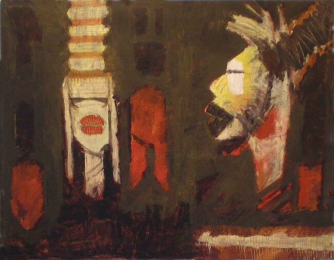 Pintura titulada "africa-4" por Maurice Boulogne, Obra de arte original