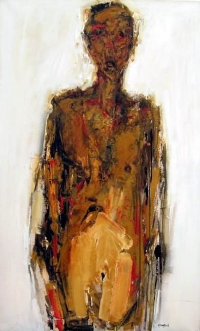 Peinture intitulée "Corps d'encre et d'…" par Maurice Dubuc, Œuvre d'art originale, Huile