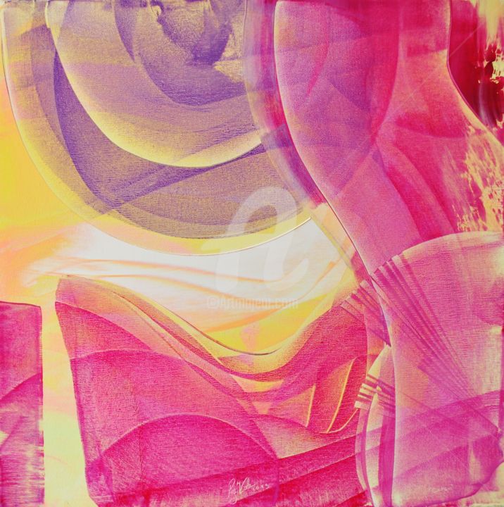 Painting titled "cerca" by Mauricio Paz Viola, Original Art, Oil