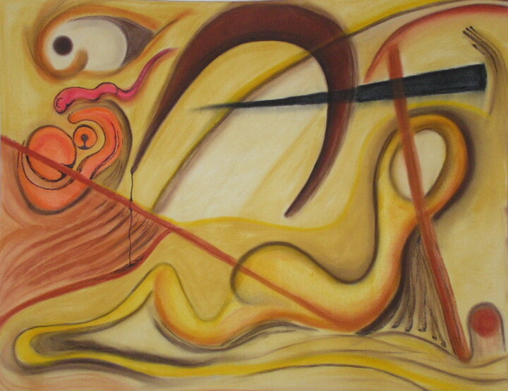 Peinture intitulée "Pstl_10-2_50x60" par Mauricio Rosenzvaig, Œuvre d'art originale, Pastel