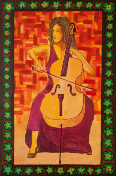 Painting titled "Chelo. The cuban la…" by Mauricio Galarza Madrid, Original Artwork, Oil