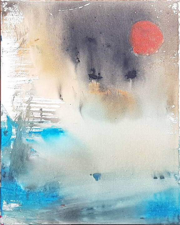 Pittura intitolato "Nebbia" da Maurizio D'Andrea, Opera d'arte originale, Acrilico