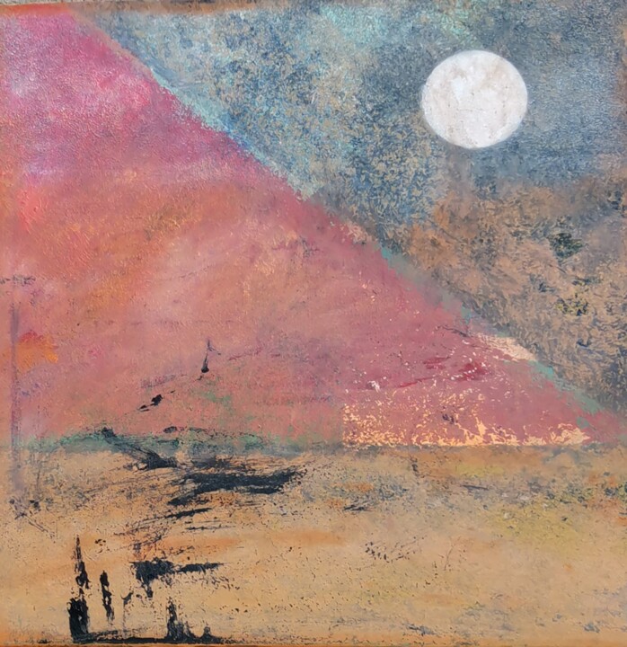 Pittura intitolato "Guardando il mare" da Maurizio D'Andrea, Opera d'arte originale, Acrilico