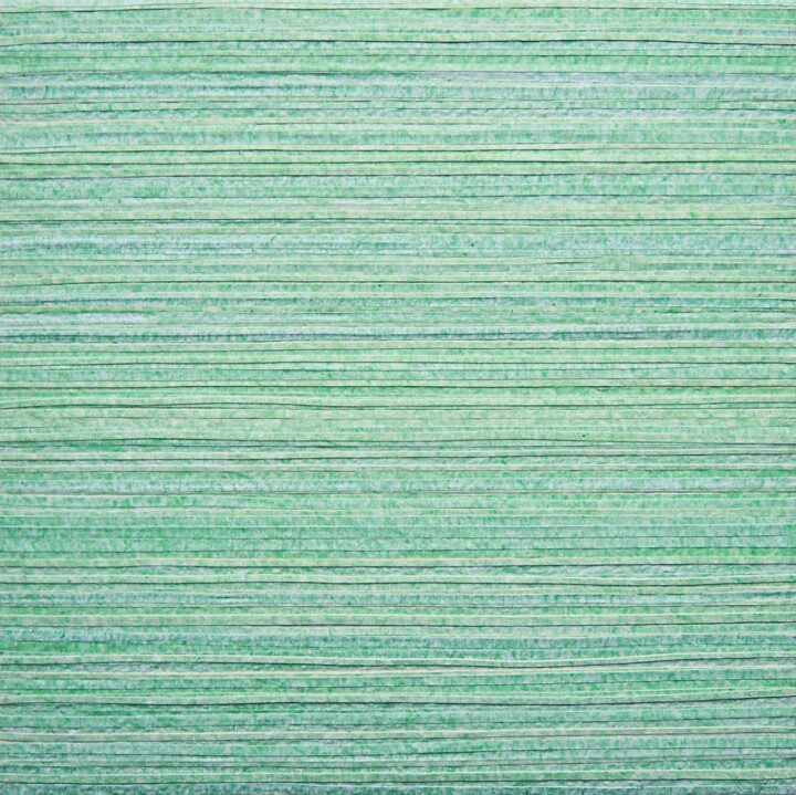 "Monocromo verde" başlıklı Kolaj Maurizio Falciani tarafından, Orijinal sanat, Pastel