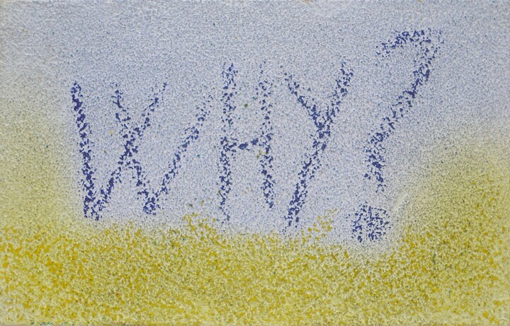 "REBEL N 11_ WHY?" başlıklı Tablo Maurizio Falciani tarafından, Orijinal sanat, Pastel