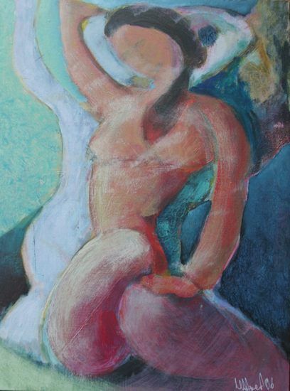 Pittura intitolato "Albero e danza" da Maurizio Aprea, Opera d'arte originale