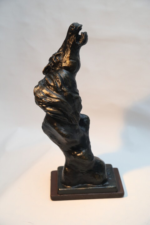 Sculpture intitulée "Testa di cavallo" par Mauro Vaccai, Œuvre d'art originale, Argile