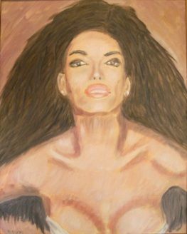 Pittura intitolato "Afef" da Mauro Ruggeri, Opera d'arte originale, Olio