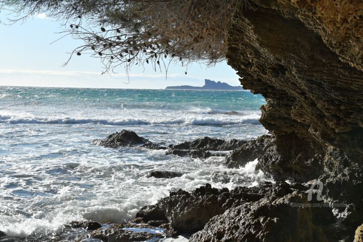 Fotografia intitolato "vue de la Madrague" da Martine Maury, Opera d'arte originale, Fotografia non manipolata