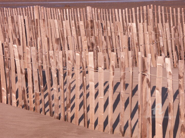 Photographie intitulée "dune de sable" par Martine Maury, Œuvre d'art originale, Photographie non manipulée