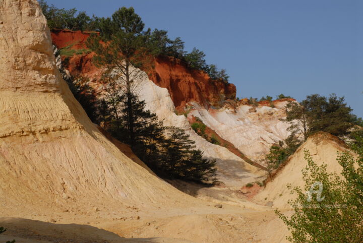 Photographie intitulée "terres et couleur" par Martine Maury, Œuvre d'art originale, Photographie non manipulée