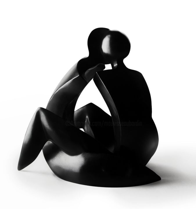 Sculpture intitulée "Tango" par Mauvisseau-Bordin, Œuvre d'art originale, Bronze