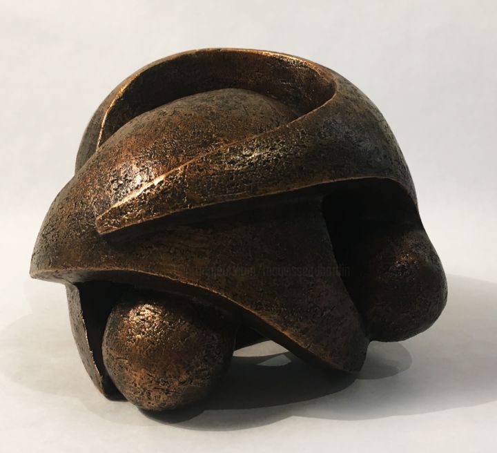 Sculpture intitulée "Chahut" par Mauvisseau-Bordin, Œuvre d'art originale, Bronze