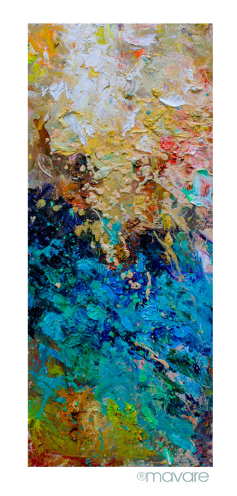 Pintura titulada "armonía ORGÁNICA" por Rene Martinez Valadez, Obra de arte original, Oleo