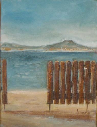 Painting titled "Mar abierto" by Mavi Lezcano, Original Artwork
