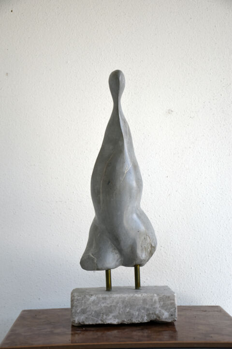 "Dolomitfigur" başlıklı Heykel Max Leonhard tarafından, Orijinal sanat, Taş