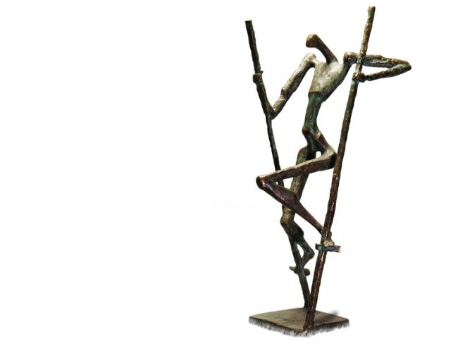 Sculpture titled "Быстрый" by Max Luki, Original Artwork, Casting