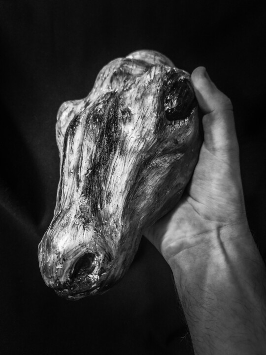 雕塑 标题为“"Lamb"” 由Max Nikiforov (Dajvour), 原创艺术品, 聚合物粘土
