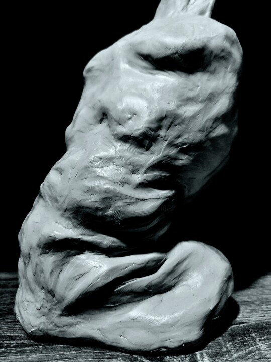 Escultura titulada ""Under the anatomy…" por Max Nikiforov (Dajvour), Obra de arte original, Arcilla polimérica