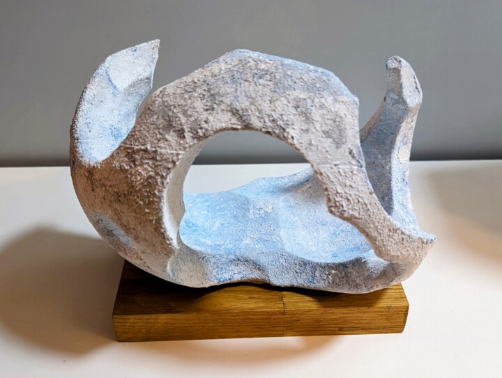 Sculpture titled "ruine" by Maxime Haja, Original Artwork, Plastic