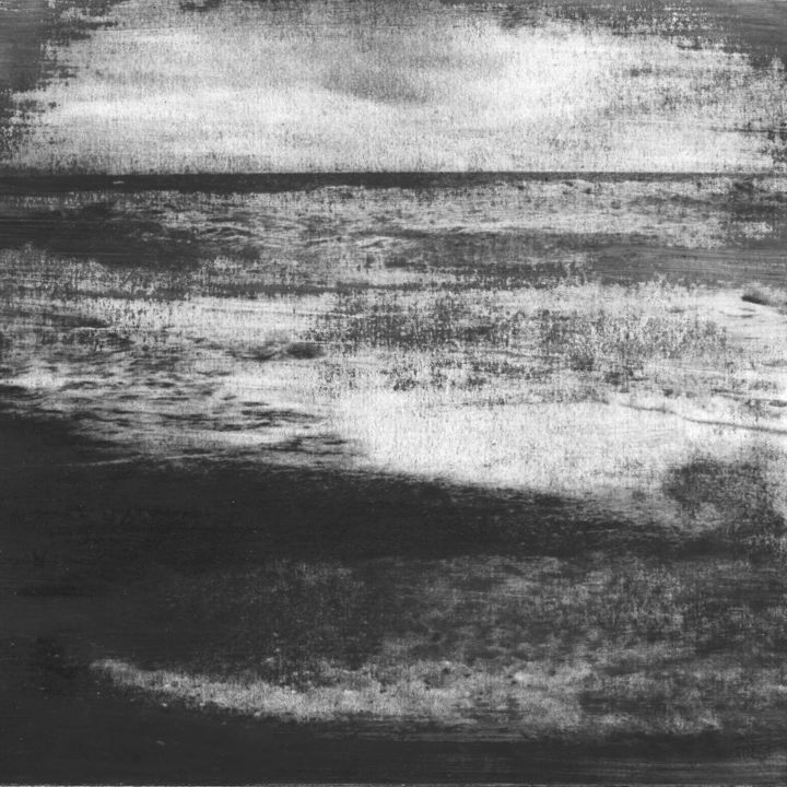 Картина под названием "océan" - Maxime Tauban, Подлинное произведение искусства, Цифровая фотография Установлен на Деревянна…