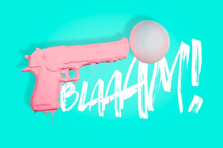 Arte digital titulada "Blaaam !" por Maxl, Obra de arte original, Fotografía manipulada