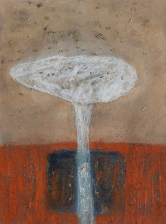 Pintura intitulada "Pollinisation" por Maxime Mucret, Obras de arte originais, Óleo