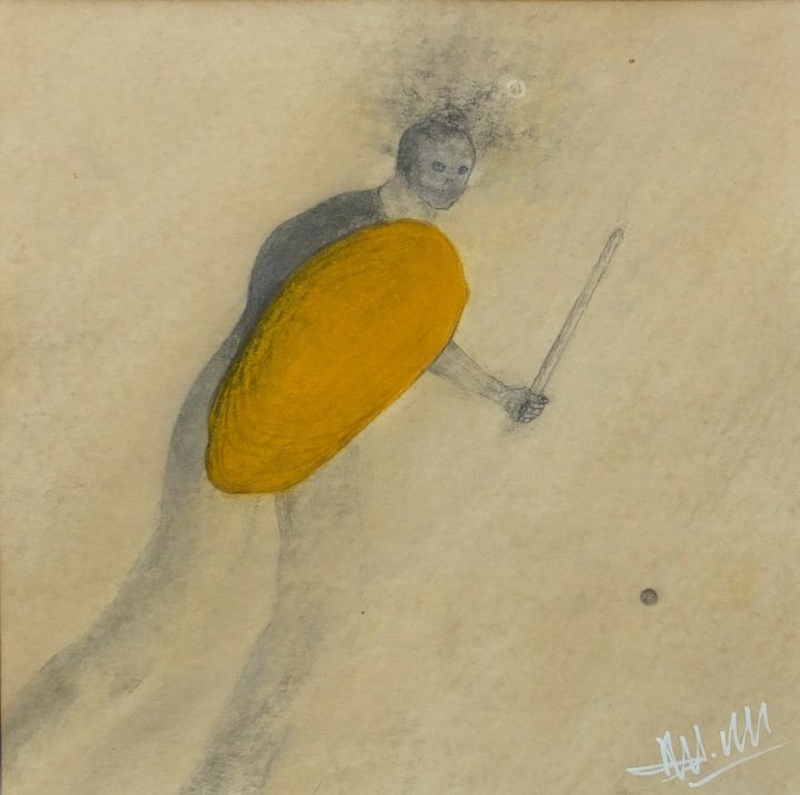 Painting titled "Sans titre" by Maxime Mucret, Original Artwork