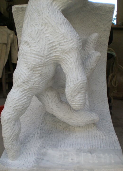 Sculpture titled "fatum.jpg" by Maxo Della Rocca, Original Artwork, Stone