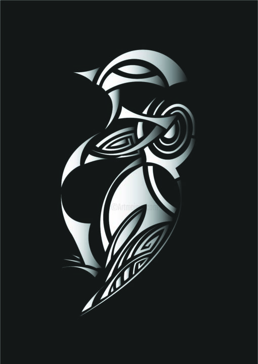 Arts numériques intitulée "oiseau 1.jpg" par Mayana, Œuvre d'art originale, Travail numérique 2D