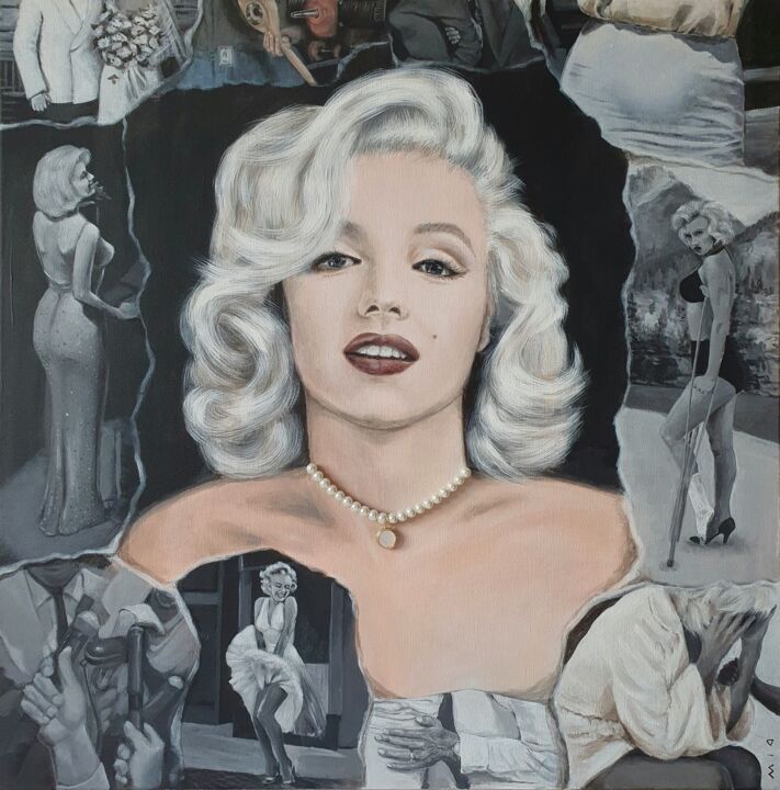 绘画 标题为“Marilyn Monroe Coll…” 由Mayya Batulina, 原创艺术品, 丙烯