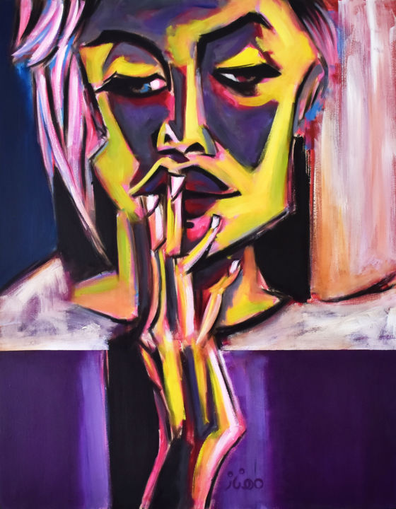 "hesitance" başlıklı Tablo Maz_arte tarafından, Orijinal sanat, Akrilik