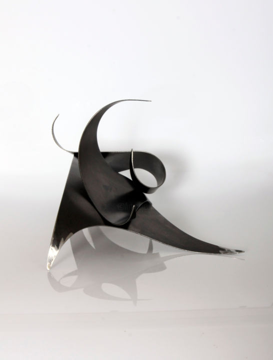 Sculpture titled "Winds of Hellespont" by M Berrin Kayman, Original Artwork, Metals