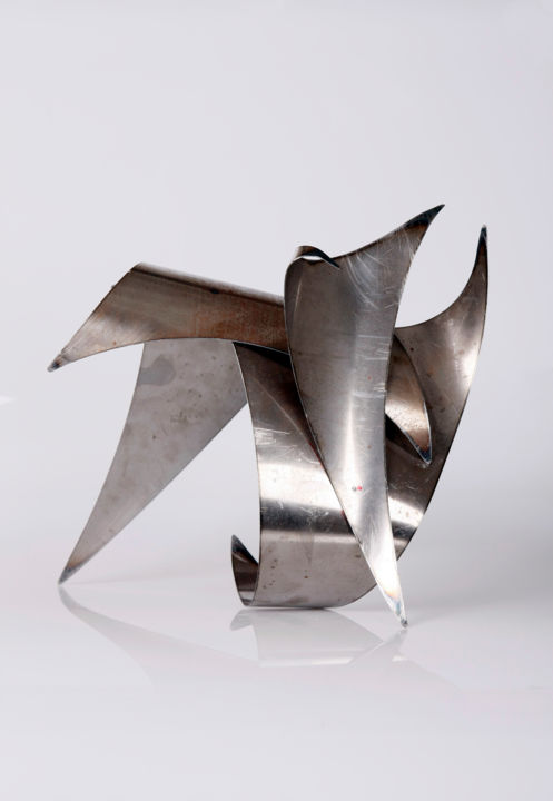 Sculpture titled "Adsız" by M Berrin Kayman, Original Artwork, Metals