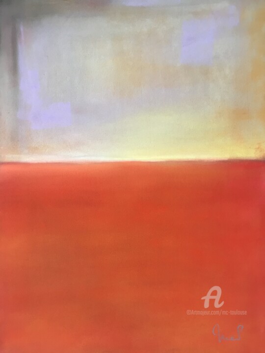 Peinture intitulée "Mirage" par Mc Toulouse, Œuvre d'art originale, Pastel