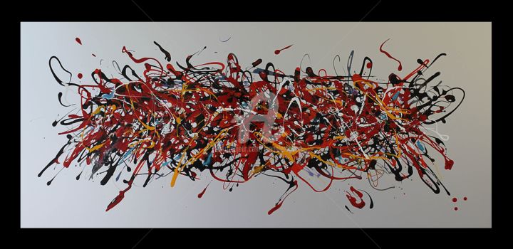 Peinture intitulée "Féria" par Mc Galeragiron, Œuvre d'art originale, Autre