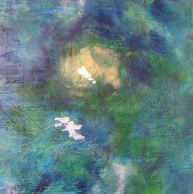 Pintura intitulada "abstract-5" por Marie Claude Mauffrey, Obras de arte originais, Óleo