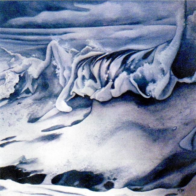 vaguement en noir et blanc - Painting, 60x60 cm ©2012 by M'do -