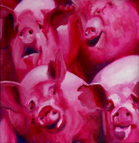 Pittura intitolato "Ritratto di famigli…" da Massimo D. Zilioli, Opera d'arte originale, Olio