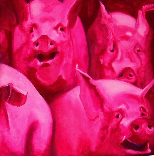 Pittura intitolato "Ritratto di famigli…" da Massimo D. Zilioli, Opera d'arte originale, Olio
